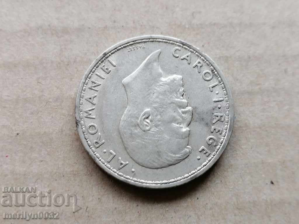 Coin 2 lei lei 1911 Kingdom of Romania Romania silver - 5