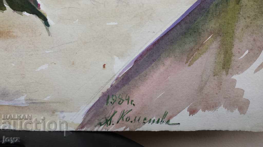 Delivery of PAINTING VASE WITH FLOWERS 84 (STILL LIFE WATERCOLOR) ANNA KOMSIEVA Delivery of PAINTING VASE WITH FLOWERS 84 (STILL LIFE WATERCOLOR) ANNA KOMSIEVA