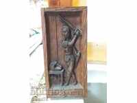 WOOD CARVING - DON QUIXOTE - PANEL CARVING