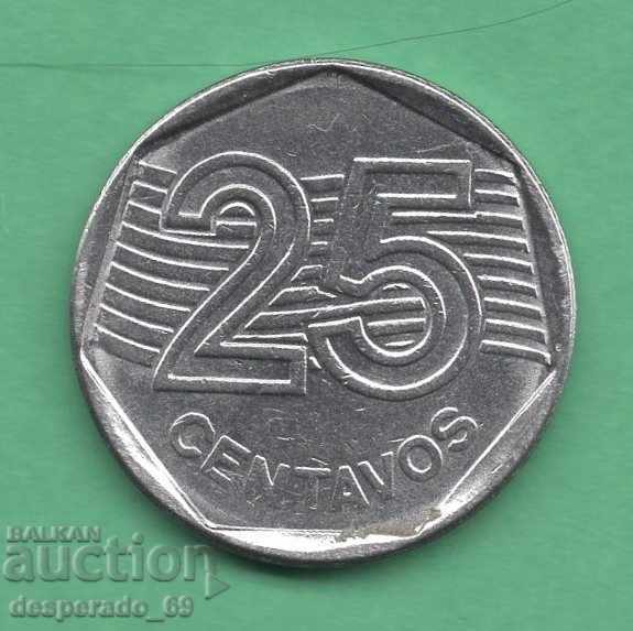 (¯` '• .¸ 25 cents 1994 BRAZIL ¸. •' ´¯) with price 2.00 BGN | € 1.02 (¯` '• .¸ 25 cents 1994 BRAZIL ¸. •' ´¯) with price 2.00 BGN | € 1.02