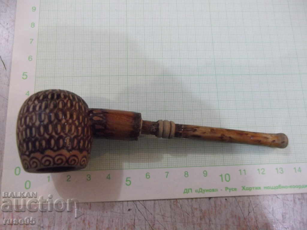 A pipe pyrographed by the soc with price 20.00 BGN | € 10.23 A pipe pyrographed by the soc with price 20.00 BGN | € 10.23