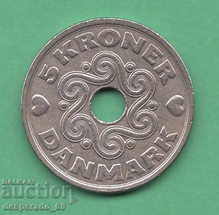 (¯` '• .¸ 5 kroner 1990 DENMARK •. •' ´¯)