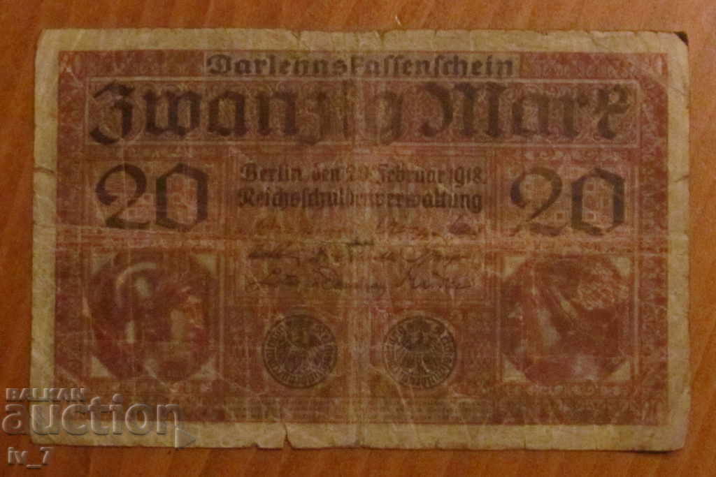 20 MĂRCI 1918 godina, GERMANIA 20 MĂRCI 1918 godina, GERMANIA