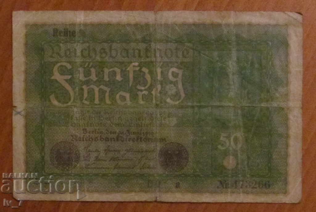 50 MARKS 1919 year, GERMANY