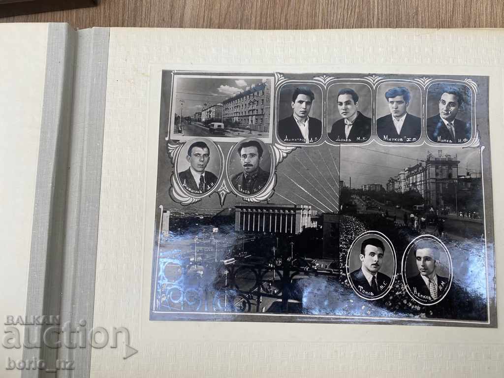 10462. OLD ALBUM WITH PHOTOS 1957 - 1960 - 7 10462. OLD ALBUM WITH PHOTOS 1957 - 1960 - 7