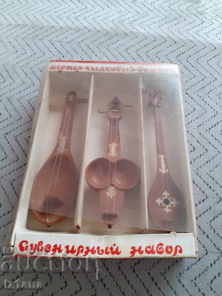 Old Russian wooden souvenirs, souvenir