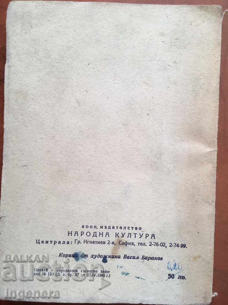 Δημοπρασία ΒΙΒΛΙΟ-ΛΙΟΥΜΠΕΝ ΚΑΡΑΒΕΛΟΦ ΓΙΑ ΤΗΝ ΟΜΟΣΠΟΝΔΙΑ-1948-Β. ΧΡΙΣΤΟΥ