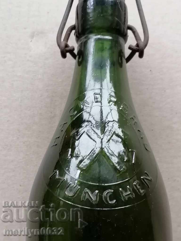 Sticlă de bere germană München Third Reich