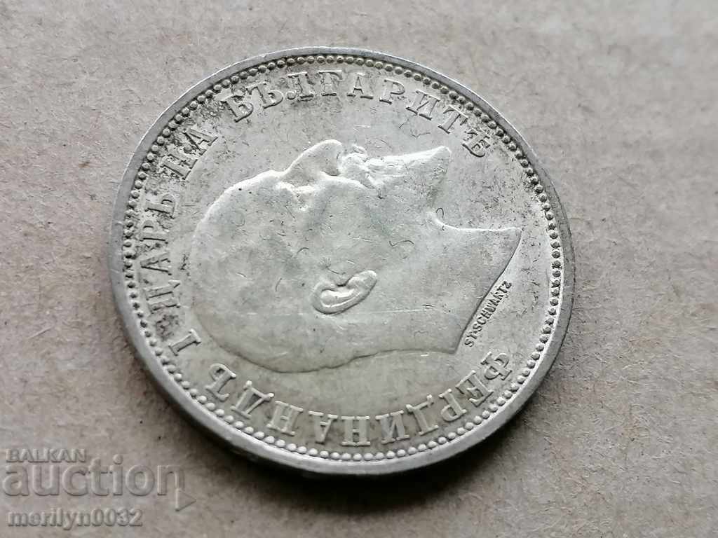 Coin 1 lev 1910 Kingdom of Bulgaria silver - 5 Coin 1 lev 1910 Kingdom of Bulgaria silver - 5