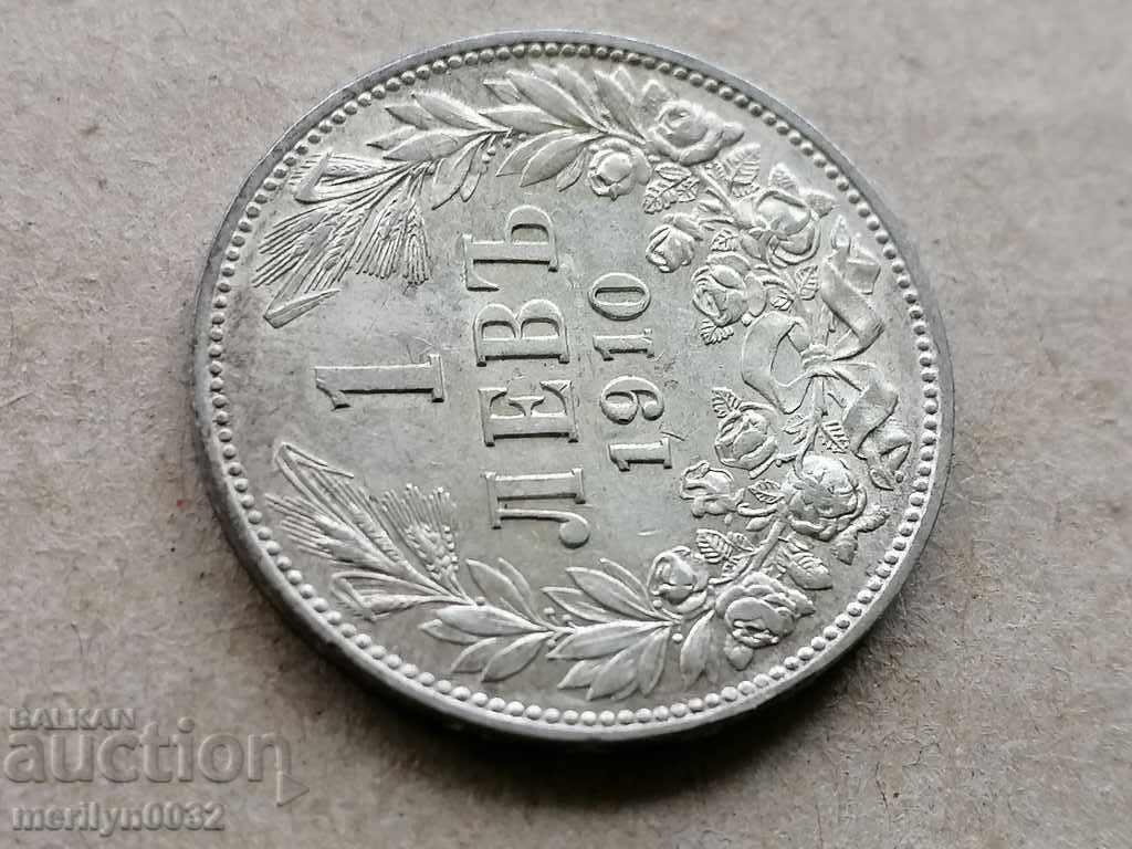 Coin 1 lev 1910 Kingdom of Bulgaria silver - 6 Coin 1 lev 1910 Kingdom of Bulgaria silver - 6