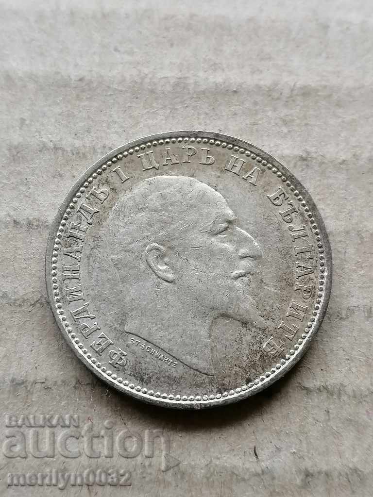 Coin 1 lev 1910 Kingdom of Bulgaria silver with price € 41.32 | 80.81 BGN
