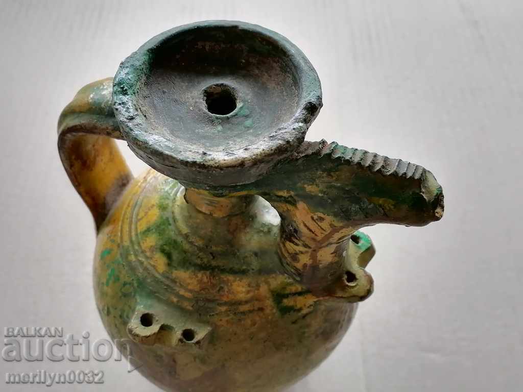 Auction Ancient Bulgarian crown, vinegar, pitcher, ceramics Auction Ancient Bulgarian crown, vinegar, pitcher, ceramics