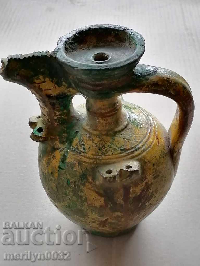 Delivery of Ancient Bulgarian crown, vinegar, pitcher, ceramics Delivery of Ancient Bulgarian crown, vinegar, pitcher, ceramics