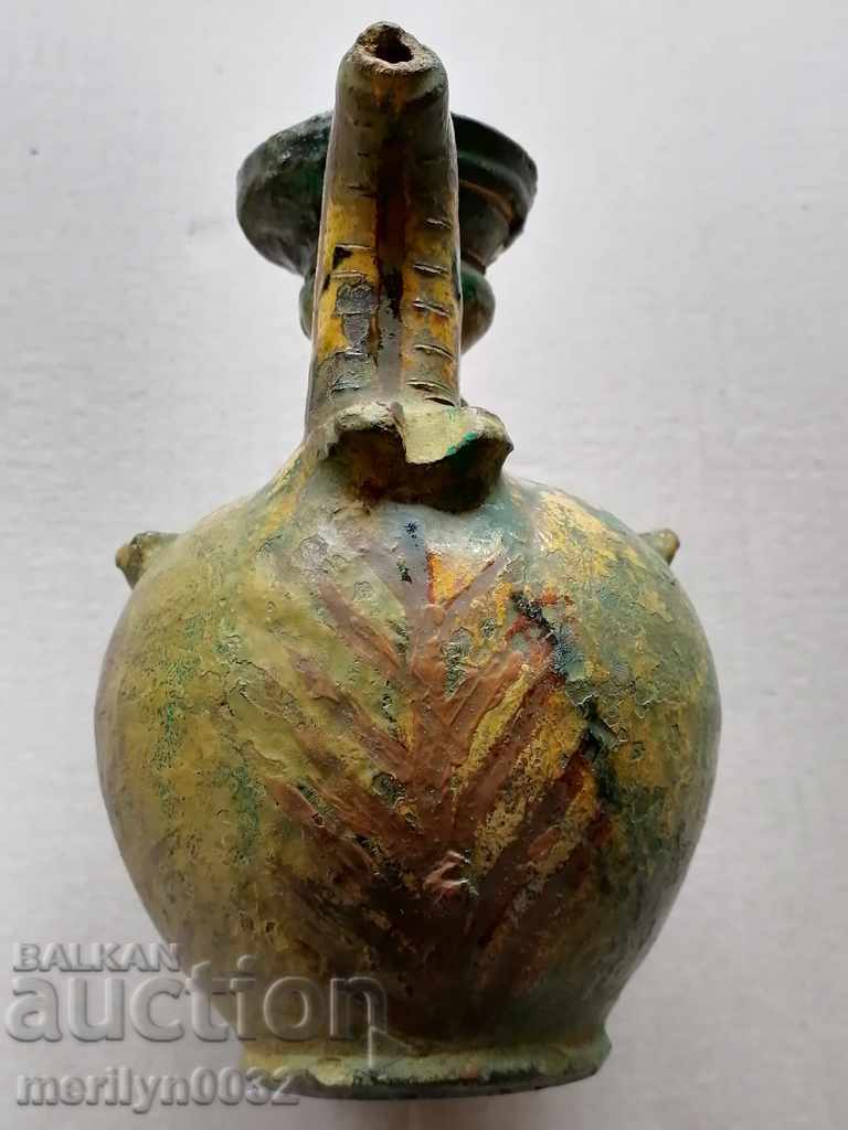 Ancient Bulgarian crown, vinegar, pitcher, ceramics - 5 Ancient Bulgarian crown, vinegar, pitcher, ceramics - 5