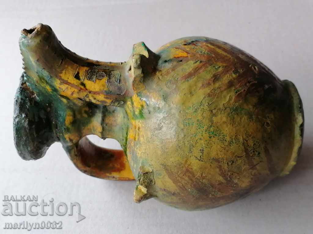 Ancient Bulgarian crown, vinegar, pitcher, ceramics - 6 Ancient Bulgarian crown, vinegar, pitcher, ceramics - 6