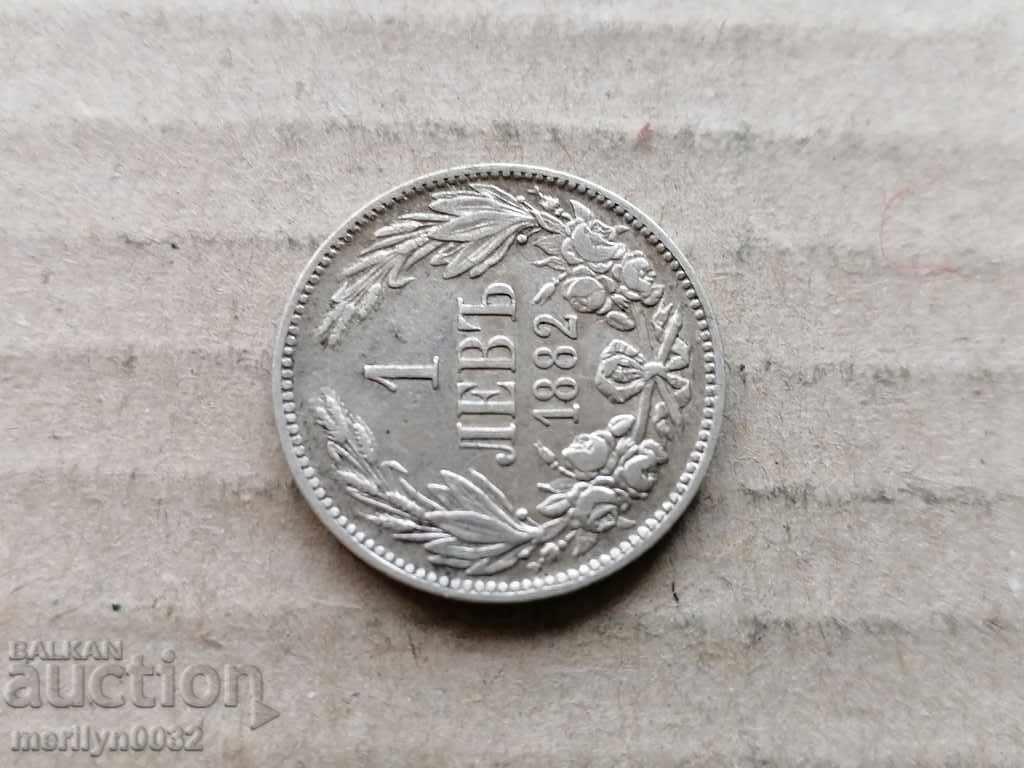 Auction Coin 1 lev 1882 Principality of Bulgaria silver Auction Coin 1 lev 1882 Principality of Bulgaria silver