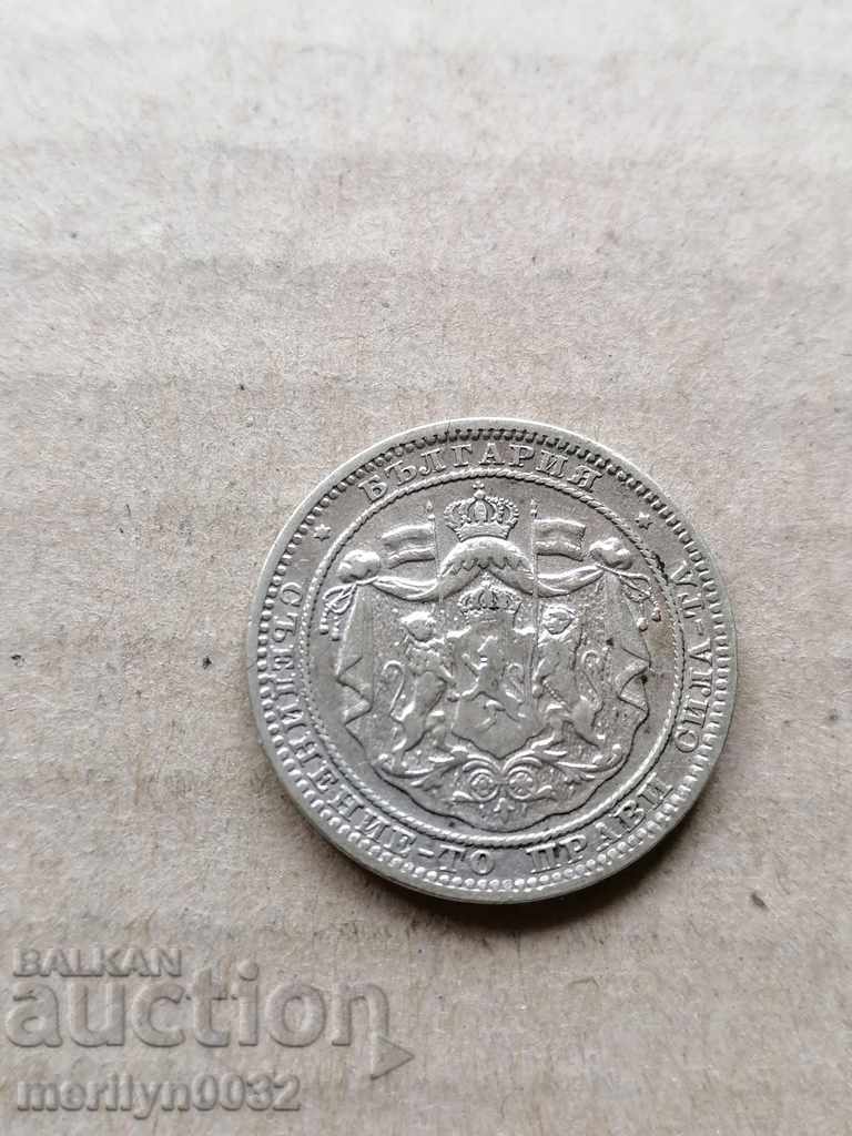 Delivery of Coin 1 lev 1882 Principality of Bulgaria silver Delivery of Coin 1 lev 1882 Principality of Bulgaria silver