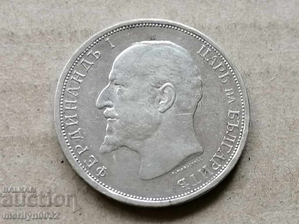 Coin 1 lev 1912 year Kingdom of Bulgaria silver - 6 Coin 1 lev 1912 year Kingdom of Bulgaria silver - 6