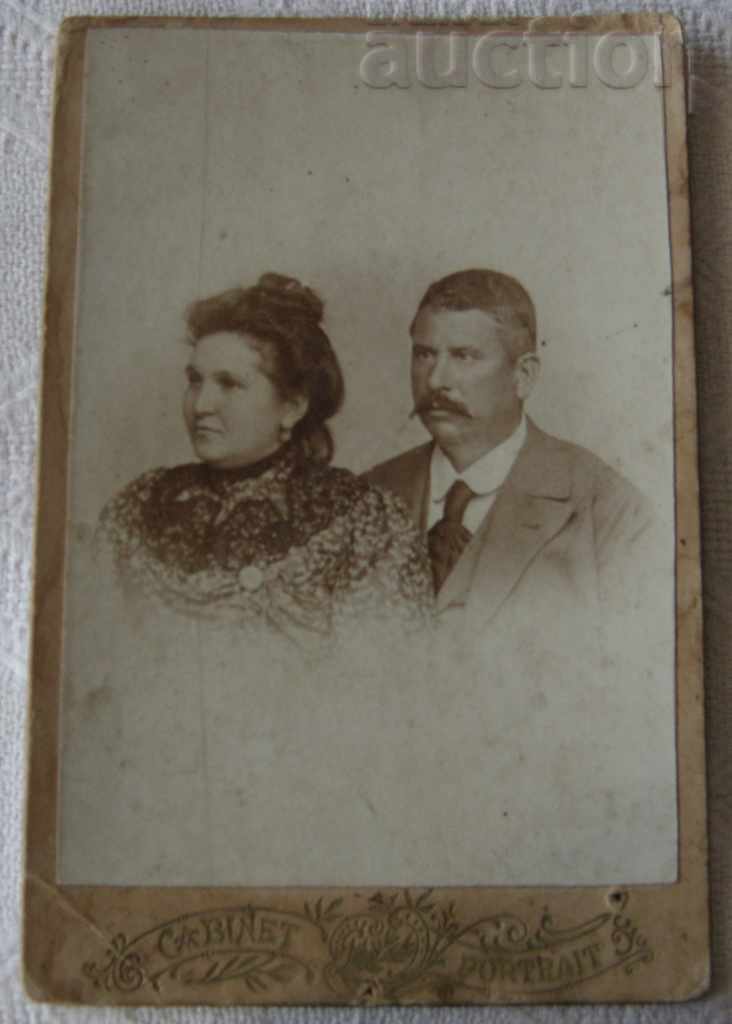 CABINET PHOTO FAMILY 1900 PHOTO CARDBOARD