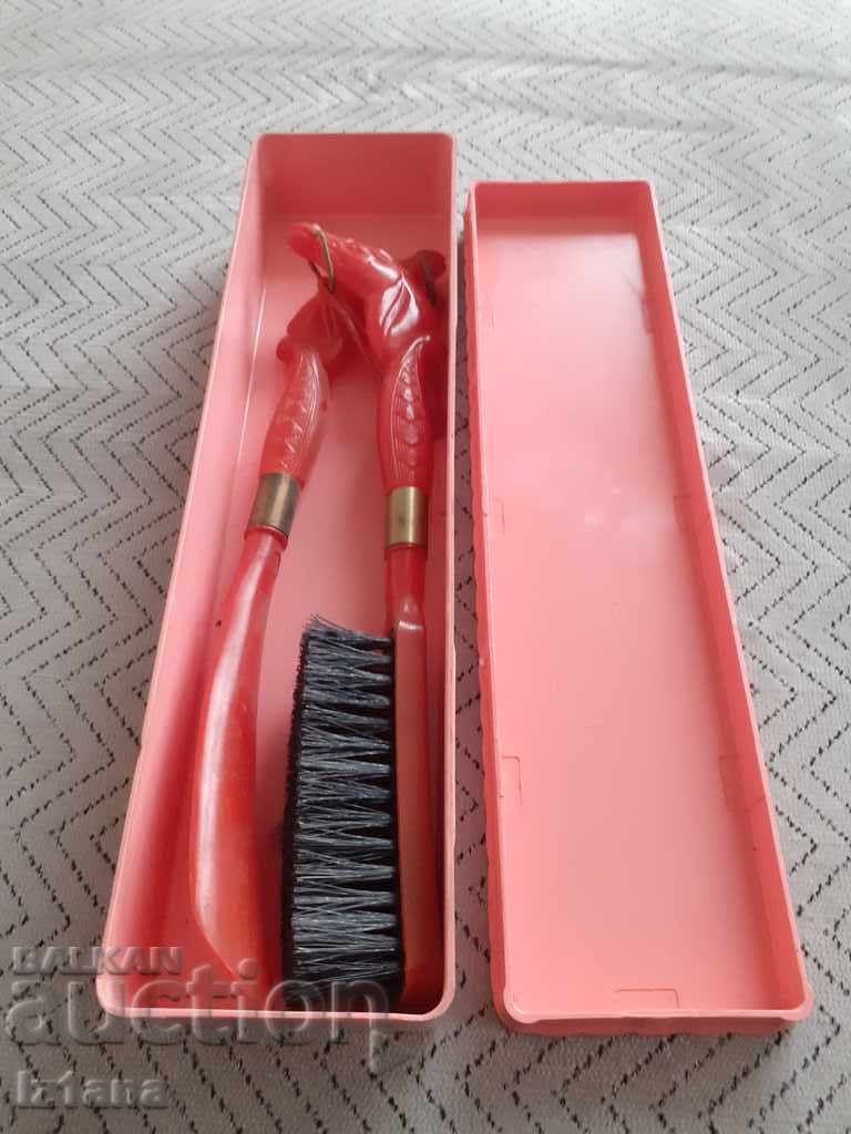 Old shoe accessories, Shoehorn, Brush with price 28.00 BGN | € 14.32 Old shoe accessories, Shoehorn, Brush with price 28.00 BGN | € 14.32