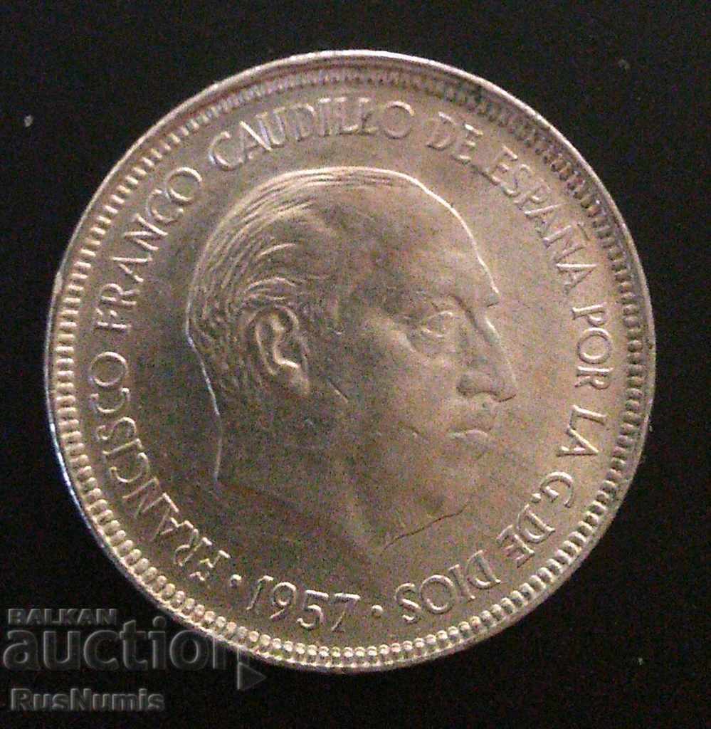 Ισπανία. Φράνκο. 5 πεσέτες 1957 (59). με τιμή 0.80 BGN | € 0.41 Ισπανία. Φράνκο. 5 πεσέτες 1957 (59). με τιμή 0.80 BGN | € 0.41