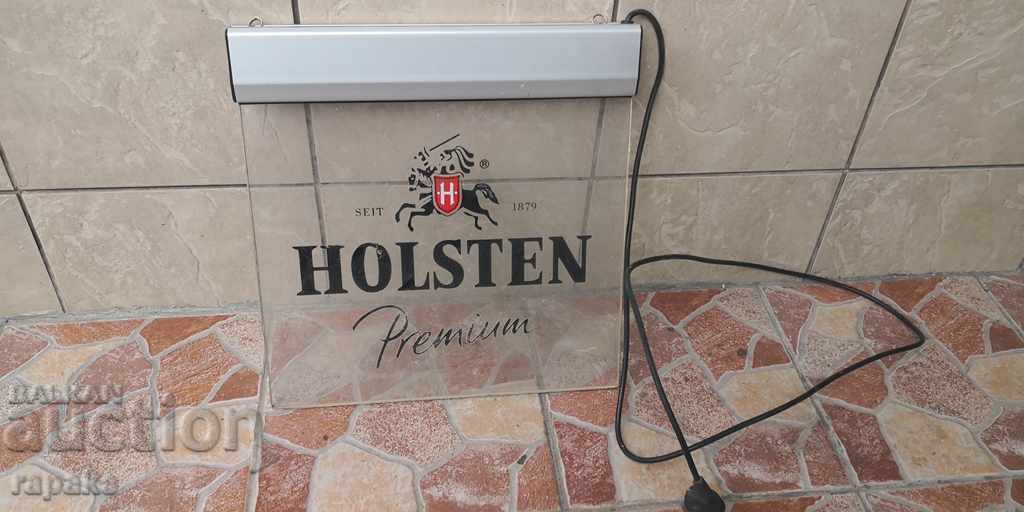 Светеща рекламна табела за бира holsten с цена 95.00 лв. | € 48.57