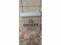 Illuminated advertising sign for holsten beer