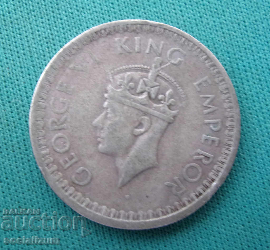 India britanică ½ Rupie 1944 L Argint Rare cu preț € 7.67 | 15.00 BGN
