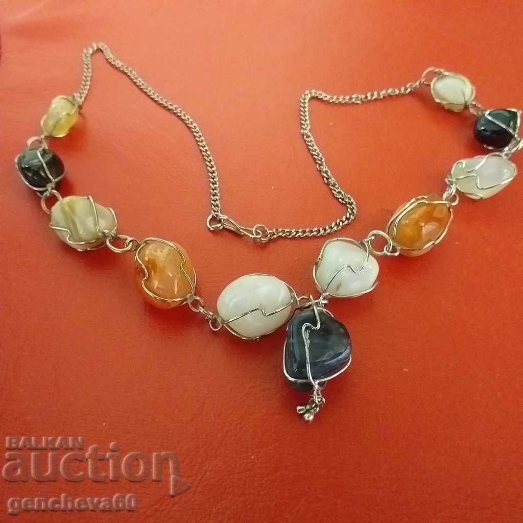 Auction Necklace made of natural stones/handmade Auction Necklace made of natural stones/handmade