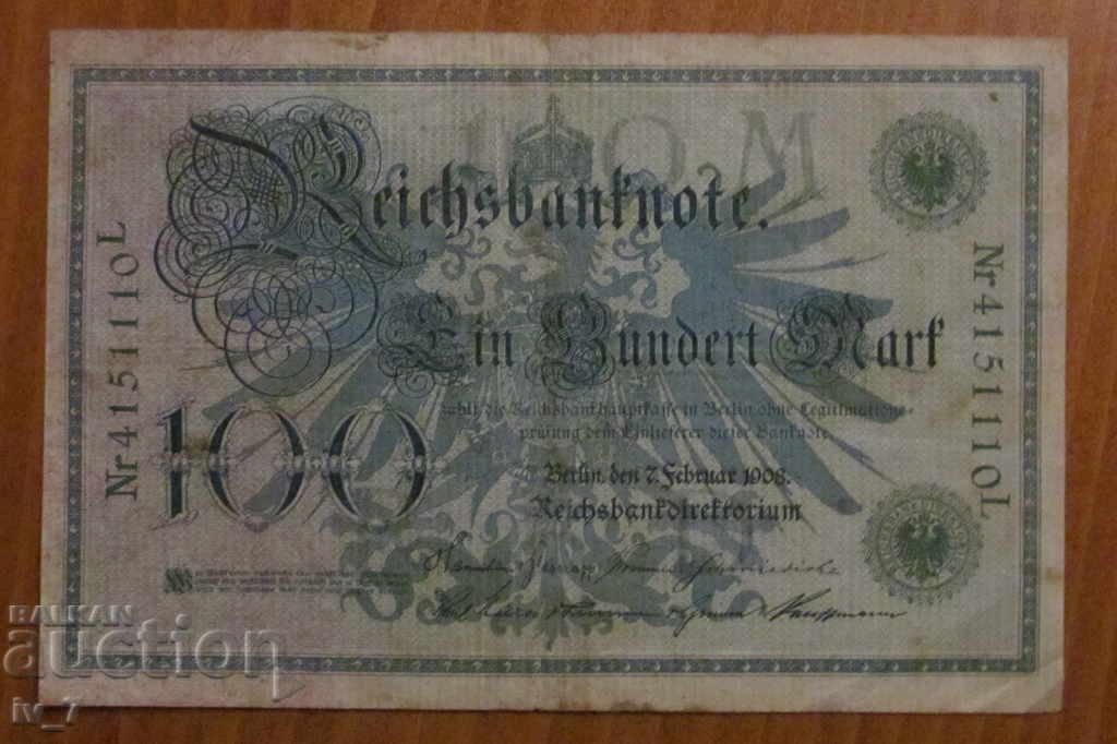 1000 MARKI 1908 godina, GERMANIYA