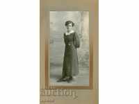 СТАРА ФОТОГРАФИЯ - КАРТОН - АН.АНДРЕЕВ – ПЛОВДИВ – Г115