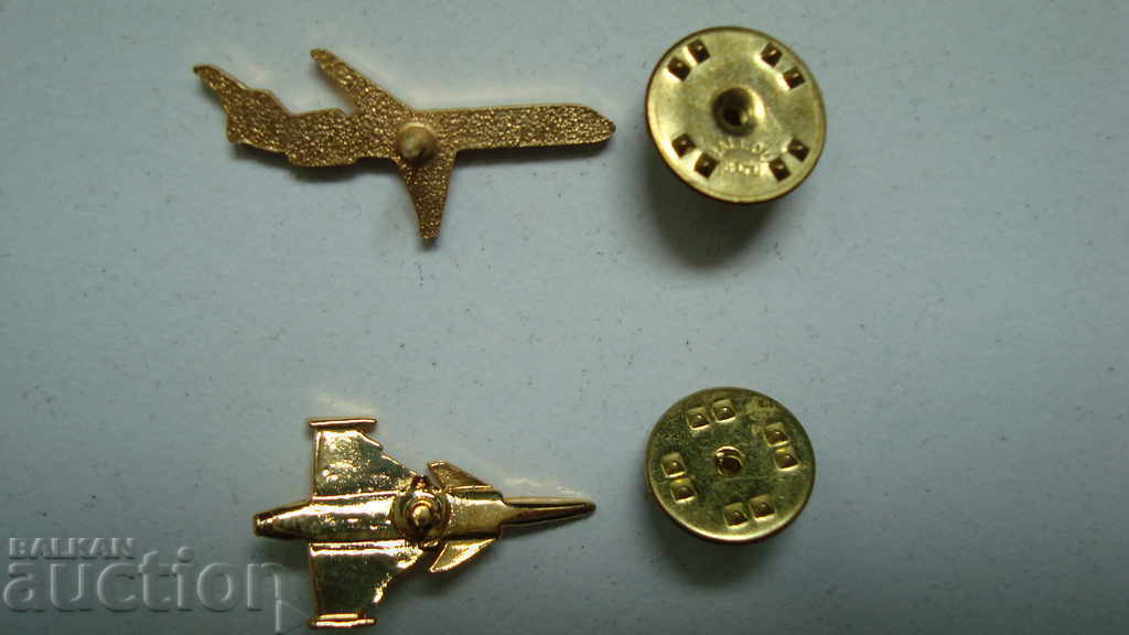 Badges - Aviation aircraft on pin - 5 Badges - Aviation aircraft on pin - 5