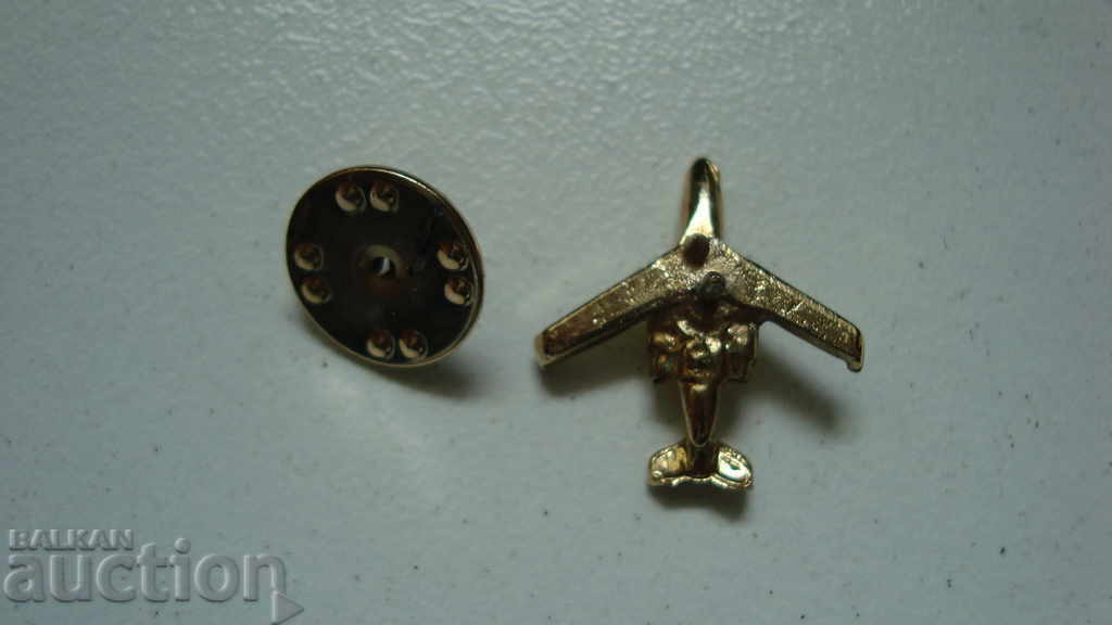 Badges - Aviation aircraft on pin - 6 Badges - Aviation aircraft on pin - 6