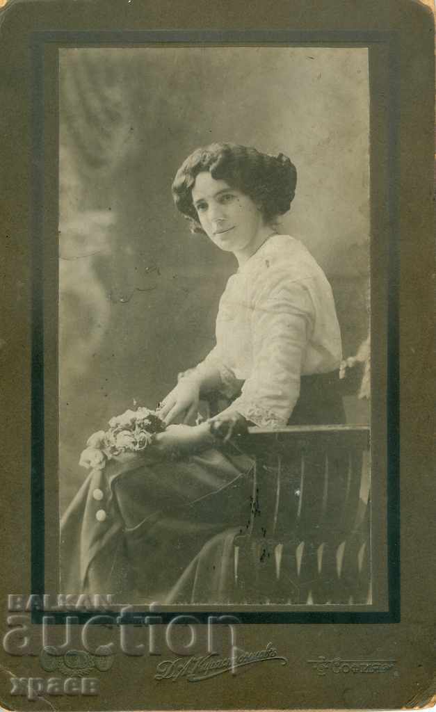 OLD PHOTO - CARDBOARD - D. KARASTOYANOV - SOFIA - B001 OLD PHOTO - CARDBOARD - D. KARASTOYANOV - SOFIA - B001
