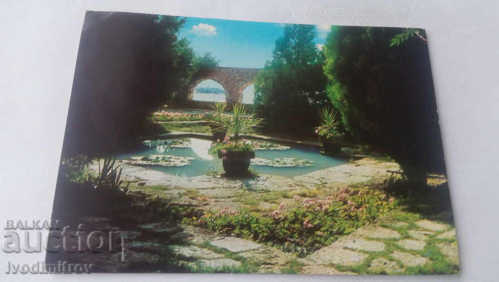 Postcard Balchik Park 1973