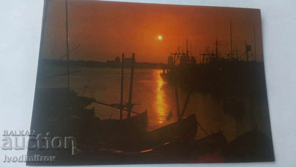 Postcard Bulgarian Black Sea Coast 1987