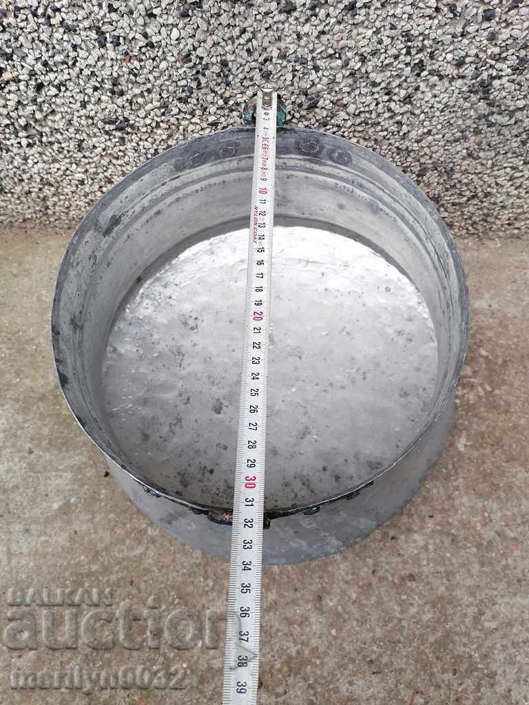 Tinned cauldron, copper coin, copper coin, copper vessel - 7 Tinned cauldron, copper coin, copper coin, copper vessel - 7