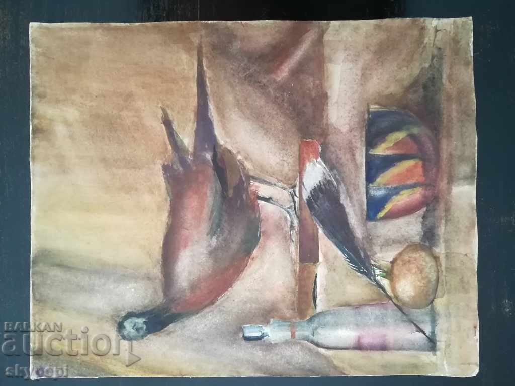 Υδατογραφία από τη δεκαετία του '70 με τιμή 35.00 BGN | € 17.90 Υδατογραφία από τη δεκαετία του '70 με τιμή 35.00 BGN | € 17.90