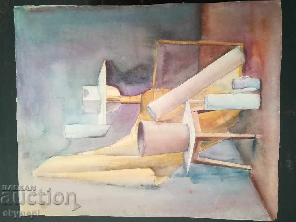 Still life AQUAREL from the 80s with price 40.00 BGN | € 20.45