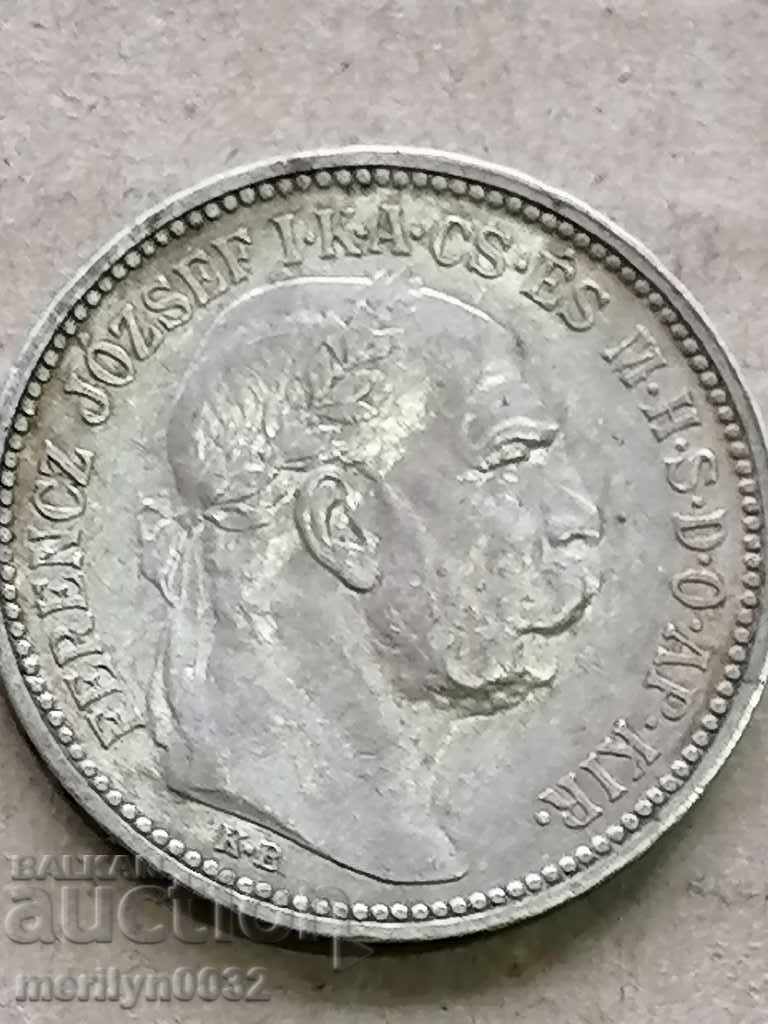 Coin 1 crown 1915 Austro-Hungarian silver with price 50.00 BGN | € 25.56 Coin 1 crown 1915 Austro-Hungarian silver with price 50.00 BGN | € 25.56