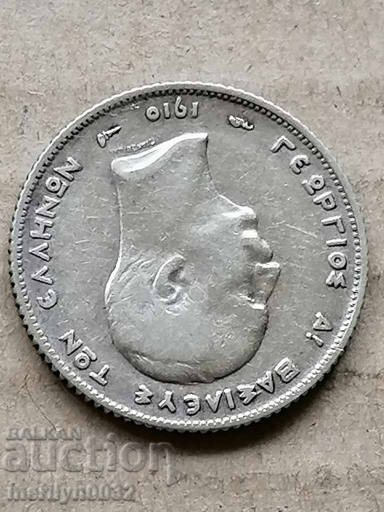 Auction  Coin 1 drachma 1910 Kingdom of Greece silver