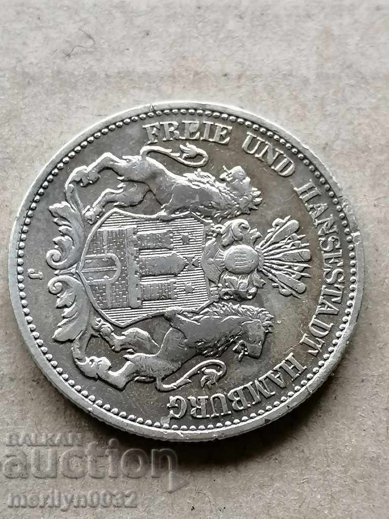 Auction Coin 2 marks 1904 Germany Hamburg silver Auction Coin 2 marks 1904 Germany Hamburg silver