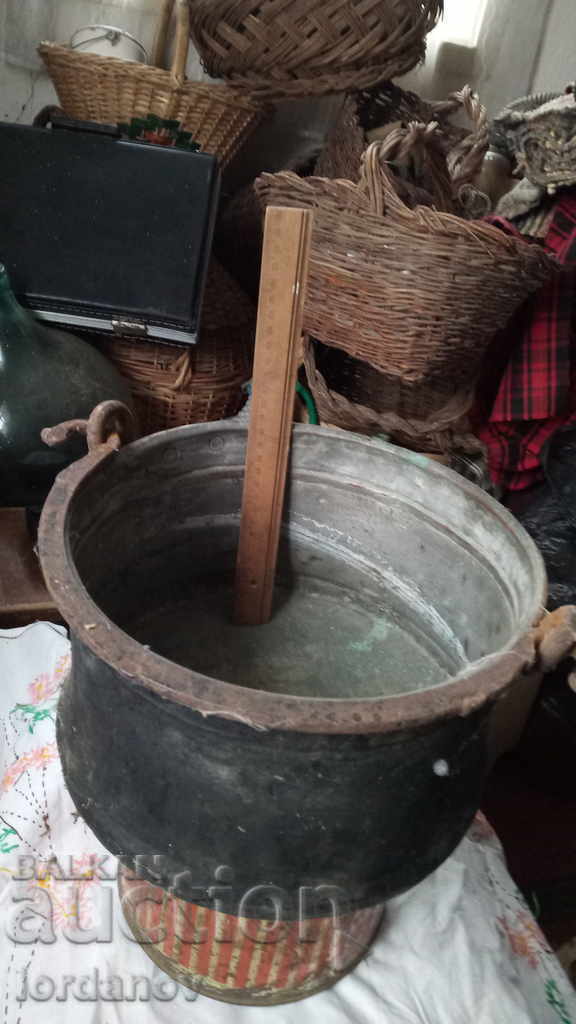 Старо, автентично, бакърено котле. - 5 Старо, автентично, бакърено котле. - 5