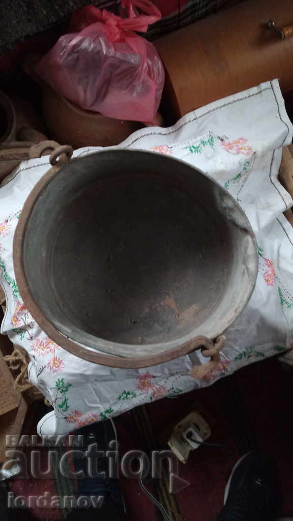 Старо, автентично, бакърено котле. - 7 Старо, автентично, бакърено котле. - 7