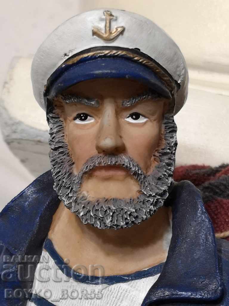 Auction Unique Large Figure of an Old Sea Captain Auction Unique Large Figure of an Old Sea Captain