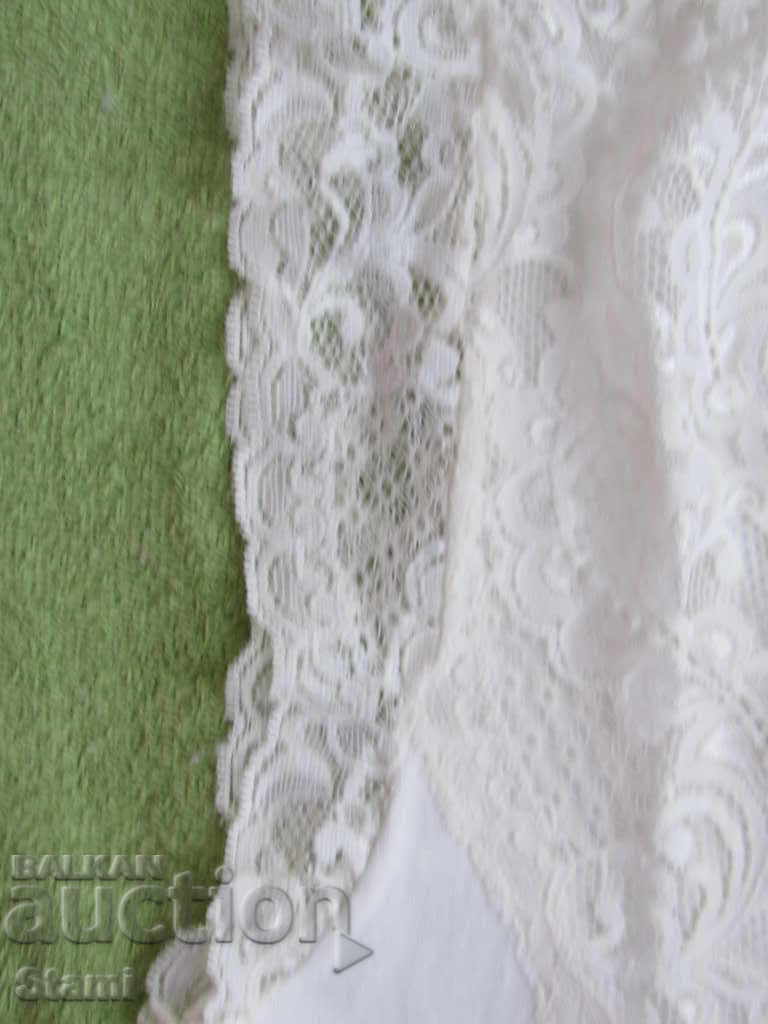 Delivery of White women's sleeveless corsage with exquisite lace, new, size M Delivery of White women's sleeveless corsage with exquisite lace, new, size M