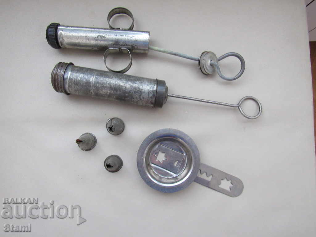 Confectionery syringe from the time of the soc - 2 pieces