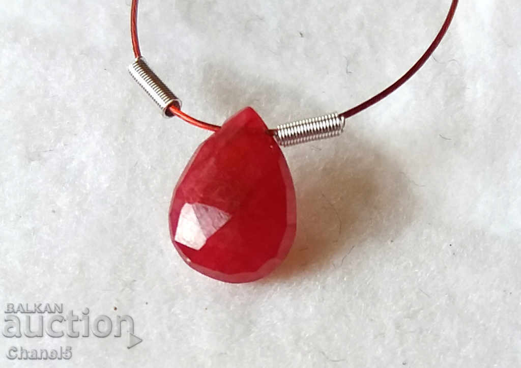 Delivery of NATURAL RUBY - DROP - 0.40 carats (2) Delivery of NATURAL RUBY - DROP - 0.40 carats (2)
