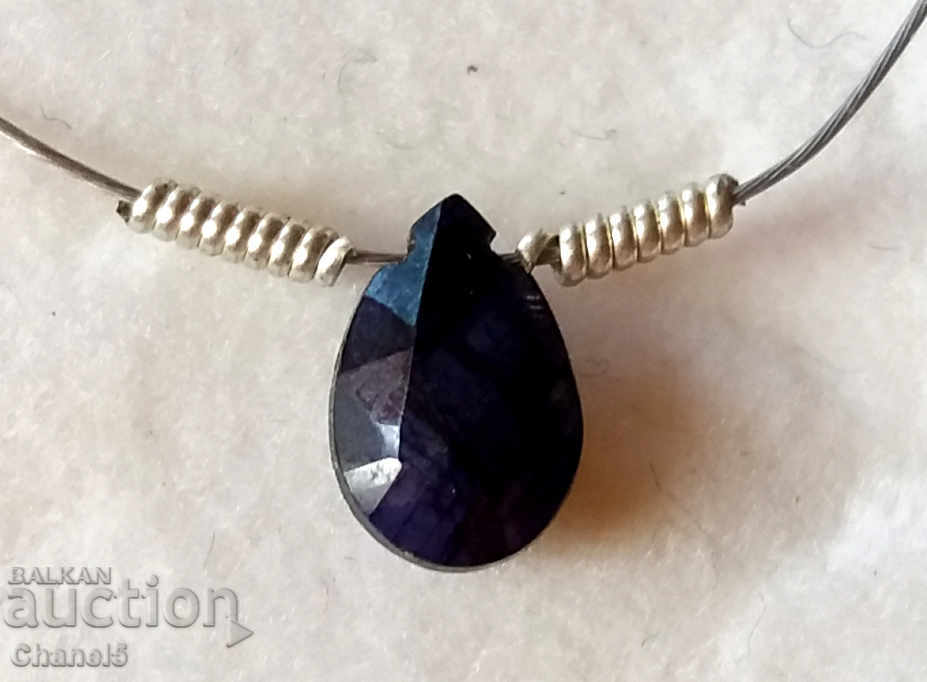 Delivery of NATURAL SAPPHIRE - DROP - 0.40 carats (7)