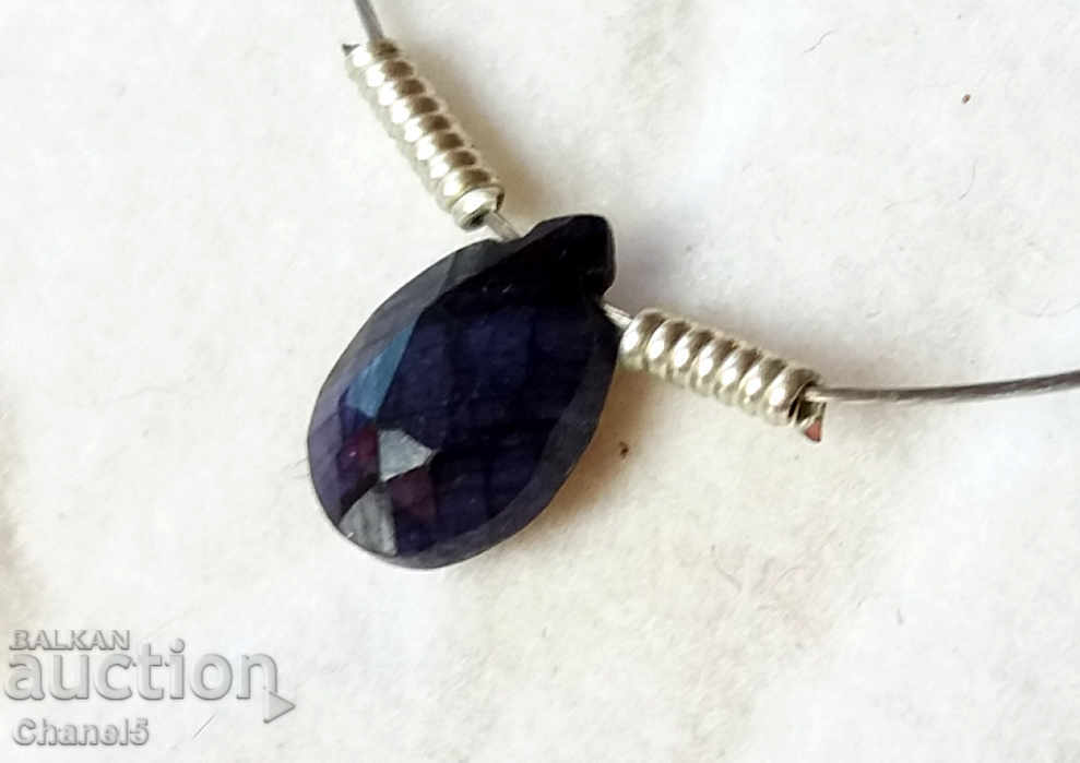 NATURAL SAPPHIRE - DROP - 0.45 carats (8) with price 8.00 BGN | € 4.09 NATURAL SAPPHIRE - DROP - 0.45 carats (8) with price 8.00 BGN | € 4.09